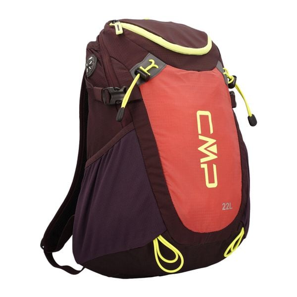 Plecak turystyczny CMP Katana 22 L - prugna/apple. Czerwone plecaki damskie CMP, bez wzorów, sportowe. Za 307.99 zł.