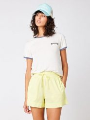Rip Curl Koszulka w kolorze białym rozmiar: S. Białe bluzki damskie Rip Curl, s, bez wzorów, bez kołnierzyka. Za 74.63 zł.