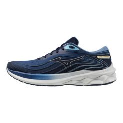 Buty do biegania męskie Mizuno Wave Skyrise 5. Niebieskie obuwie do biegania damskie Mizuno, mizuno wave. Za 579.99 zł.