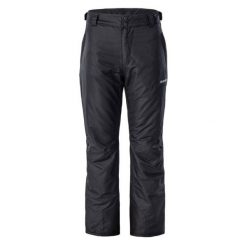 Spodnie narciarskie damskie Hi-Tec Lady Miden - czarne, Rozmiar L. Czarne spodnie materiałowe damskie Hi-tec, bez wzorów, z materiału, sportowe. Za 154.99 zł.