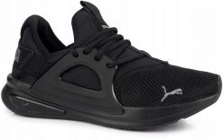Męskie buty sportowe sneakersy czarne PUMA ENZO EVO. Czarne buty sportowe na co dzień męskie Puma, z materiału, bez zapięcia, na fitness i siłownię. Za 219.00 zł.