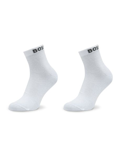BOSS Skarpety krótkie 50491208 Biały. Białe skarpetki męskie Boss, bez wzorów, z bawełny. Za 59.99 zł.