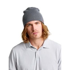 Czapka Zimowa Slam Logo Dorosłych. Szare czapki męskie SLAM, na zimę, bez wzorów, z materiału, sportowe. Za 202.99 zł.