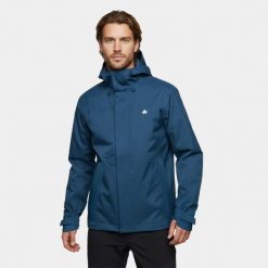 Kurtka męska 2-warstwowa Alpinus Arys. Niebieskie kurtki męskie Alpinus, na wiosnę, l, bez wzorów, z materiału, klasyczne, z kapturem. Za 269.99 zł.