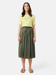Gerry Weber Spódnica w kolorze khaki rozmiar: 40. Brązowe spódniczki damskie Gerry Weber, bez wzorów, midi, rozkloszowane. Za 145.26 zł.