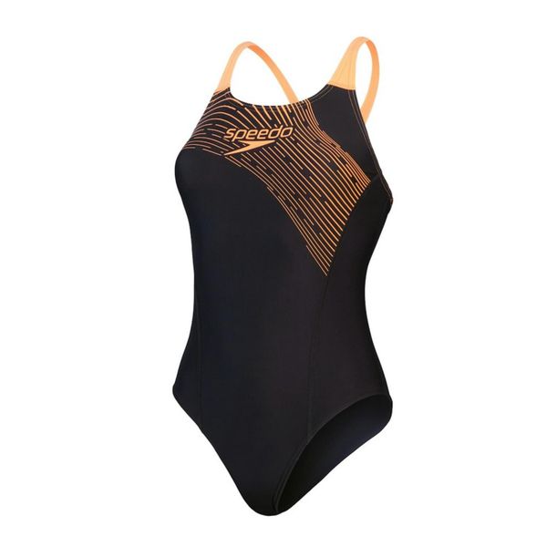 Damski kostium kąpielowy 1-częściowy Speedo Eco Medley Logo. Brązowe stroje jednoczęściowe damskie Speedo, bez wzorów. Za 179.50 zł.