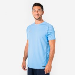 Koszulka piłkarska krótki rękaw Kipsta Viralto Club. T-shirty sportowe męskie KIPSTA, l, z materiału, bez ramiączek, do piłki nożnej. Za 49.99 zł.