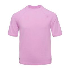 Koszulka Uver UV Dla Dziewcząt. Fioletowe koszulki dziewczęce AQUAWAVE, bez wzorów, bez ramiączek. Za 77.99 zł.