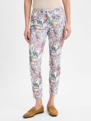 BRAX spodnie skinny - Shakira Kobiety Bawełna biały|wielokolorowy, 42. Białe spodnie materiałowe damskie Brax, bez wzorów, z bawełny. Za 399.95 zł.