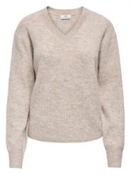 JDY Sweter w kolorze szarobrązowym rozmiar: XL. Brązowe swetry klasyczne damskie JDY, xl, bez kołnierzyka. Za 129.95 zł.