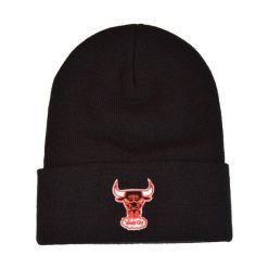 Czapka Chicago Bulls Knit. Czarne czapki męskie Mitchell & Ness, na jesień, bez wzorów, eleganckie. Za 186.00 zł.