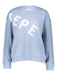 Pepe Jeans Bluza w kolorze błękitnym rozmiar: M. Niebieskie bluzy bez kaptura damskie Pepe Jeans, m, z bawełny. Za 118.56 zł.