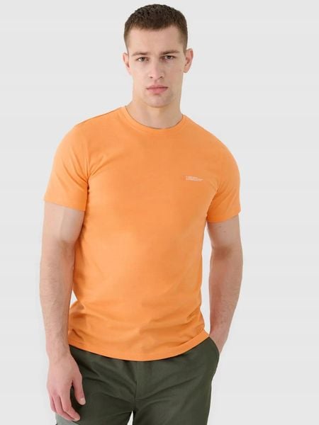 T-SHIRT MĘSKI 4F KOSZULKA BAWEŁNIANA SPORTOWA M2003. Brązowe t-shirty sportowe męskie 4f, m, z bawełny, bez ramiączek, na fitness i siłownię. Za 182.98 zł.