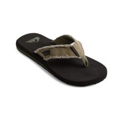 Sandały dla Mężczyzn MONKEY ABYSS Zielony. Zielone sandały męskie Quiksilver, bez zapięcia. Za 120.05 zł.