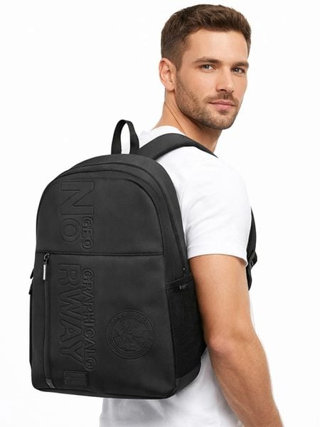 Geographical Norway Plecak "Sofortable" w kolorze czarnym - 30 x 40 x 12 cm rozmiar: onesize. Czarne plecaki damskie Geographical Norway, bez wzorów, z materiału. Za 137.95 zł.