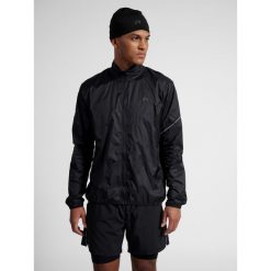Składana wodoodporna kurtka Newline. Czarne kurtki treningowe męskie Newline, bez wzorów, do biegania. Za 287.50 zł.