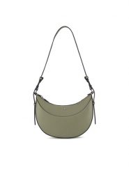 Gino Rossi Torebka Anna03 Khaki. Brązowe torebki klasyczne damskie Gino Rossi, bez wzorów, z materiału, bez dodatków. Za 199.99 zł.