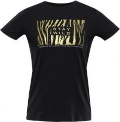 Koszulka damska Nax Gamma M - Miękka bawełna i idealne dopasowanie. Fioletowe t-shirty damskie naak, m, bez wzorów, z bawełny, bez kołnierzyka. Za 56.50 zł.