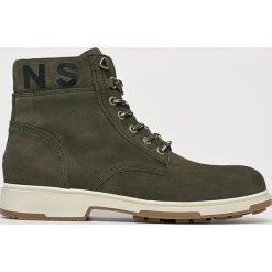 Tommy Jeans - Buty. Brązowe buty trekkingowe męskie Tommy Jeans, z gumy, bez zapięcia, outdoorowe. W wyprzedaży za 399.90 zł.