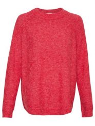 MOSS COPENHAGEN Sweter "Lessine" w kolorze czerwonym rozmiar: XS/S. Czerwone swetry klasyczne damskie MOSS COPENHAGEN, s, z poliamidu, bez kołnierzyka. Za 105.38 zł.