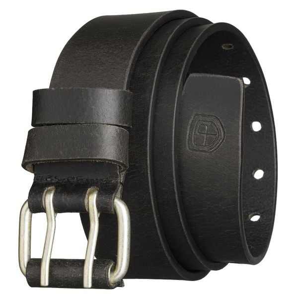 Czarny pasek męski skórzany z klasyczną, podwójną klamrą Peterson PTN LTE-39-BLACK. Czarne paski męskie Peterson, bez wzorów, klasyczne. Za 51.99 zł.