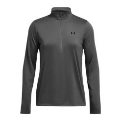 Bluza damska Under Armour Tech 1/2 Zip Solid. Szare bluzy bez kaptura damskie Under Armour, xl, bez wzorów, bez ramiączek, bez kaptura. Za 129.99 zł.