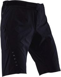 Spodenki rowerowe (+spodenki kolarskie z pampersem w zestawie) LEATT Shorts. Czarne szorty męskie LEATT, na lato, bez wzorów, z materiału. Za 329.99 zł.