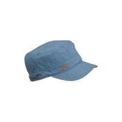 Czapka z daszkiem TREK 500. Niebieskie czapki męskie FORCLAZ, bez wzorów, z bawełny. Za 24.99 zł.