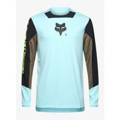 Bluza rowerowa męska Fox Defend LS Jersey Elevated. Zielone bluzy bez kaptura męskie FOX, bez wzorów, z jersey, sportowe, bez kołnierzyka, bez ramiączek. Za 308.99 zł.