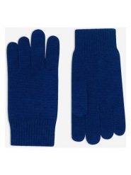 Perfect Cashmere Kaszmirowe rękawiczki "Hailey" w kolorze niebieskim rozmiar: onesize. Niebieskie rękawiczki damskie Perfect Cashmere, bez wzorów, z kaszmiru. Za 121.99 zł.