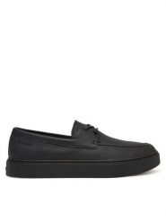 Calvin Klein Półbuty Hybrid Clean Boat Shoe Lth HM0HM02233 Czarny. Czarne półbuty męskie CALVIN KLEIN, ze skóry, bez zapięcia. Za 649.99 zł.