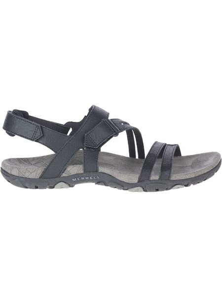 Merrell Skórzane sandały "Sandspur Rose Convert" w kolorze czarnym rozmiar: 38. Czarne sandały damskie MERRELL, bez wzorów, bez obcasa. Za 206.42 zł.