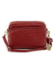 Anna Morellini Skórzana torebka "Colomba" w kolorze czerwonym - 22 x 15 x 10 cm rozmiar: onesize. Czerwone torebki klasyczne damskie Anna Morellini, bez wzorów, z materiału, bez dodatków. Za 252.99 zł.