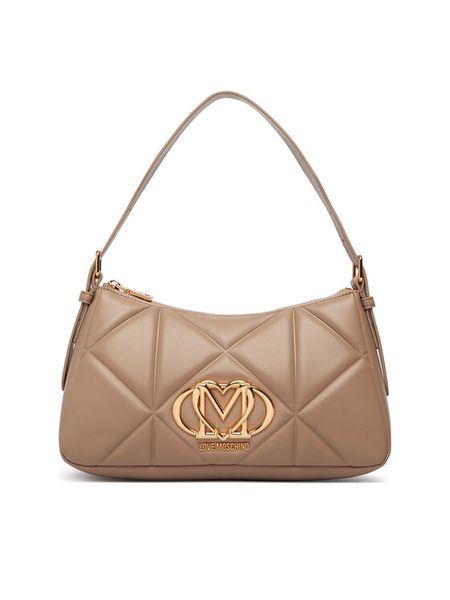 LOVE MOSCHINO Torebka JC4032PP0PLC0105 Beżowy. Brązowe torebki klasyczne damskie Love Moschino, bez wzorów, ze skóry, bez dodatków. Za 879.99 zł.