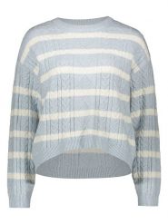 ONLY Sweter w kolorze szarym rozmiar: S. Szare swetry klasyczne damskie Only, s, z materiału, bez kołnierzyka. Za 113.99 zł.