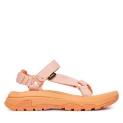 Sandały Teva. Brązowe sandały damskie Teva, bez wzorów, bez obcasa. Za 379.99 zł.