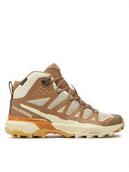 Salomon Trekkingi X Ultra 360 Edge Mid Gore-Tex L47462700 Brązowy. Brązowe obuwie trekkingowe damskie Salomon. Za 659.99 zł.