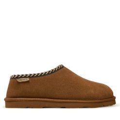 Śniegowce Bearpaw. Brązowe buty zimowe męskie Bearpaw, bez zapięcia. Za 399.99 zł.