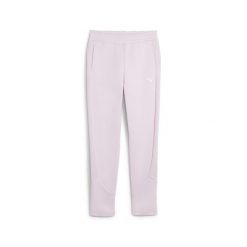 Damskie spodnie EVOSTRIPE z wysokim stanem PUMA Grape Mist Purple. Fioletowe spodnie dresowe damskie Puma, s, na fitness i siłownię. Za 178.99 zł.