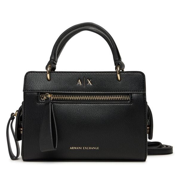 Torebka Armani Exchange. Czarne torebki klasyczne damskie Armani Exchange, bez wzorów, bez dodatków. Za 619.99 zł.