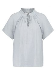 Eight2Nine Bluzka w kolorze błękitnym rozmiar: XL. Niebieskie bluzki damskie Eight2Nine, xl, bez wzorów, bez kołnierzyka, bez ramiączek. Za 82.99 zł.