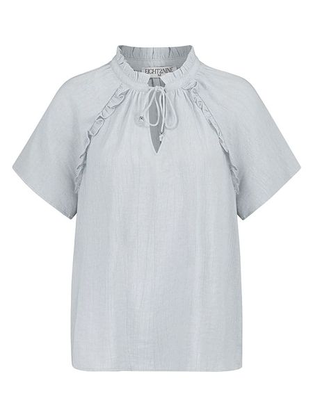 Eight2Nine Bluzka w kolorze błękitnym rozmiar: XL. Niebieskie bluzki damskie Eight2Nine, xl, bez wzorów, bez kołnierzyka, bez ramiączek. Za 82.99 zł.