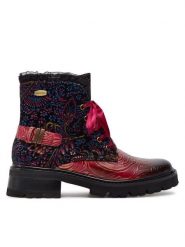 Laura Vita Trzewiki Kouleo 47 Bordowy. Czerwone botki damskie Laura Vita, ze skóry, bez obcasa, na płaskiej podeszwie, bez zapięcia. Za 399.99 zł.