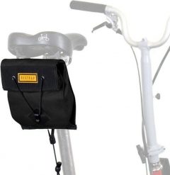 Torba rowerowa City Saddle Bag Small w kolorze czarnym marki Restrap. Czarne torebki klasyczne damskie RESTRAP, bez wzorów, z materiału, małe, bez dodatków. Za 231.75 zł.
