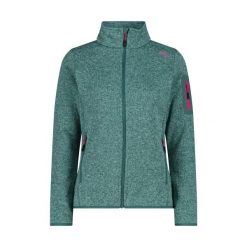 Bluza polarowa damska CMP Haze Jacket Knitted. Szare bluzy bez kaptura damskie CMP, l, z polaru. Za 214.99 zł.