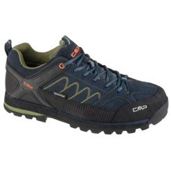 Buty CMP Moon Low 31Q4787-16MM niebieskie. Niebieskie buty trekkingowe męskie z materiału, bez zapięcia, trekkingowe. Za 678.68 zł.
