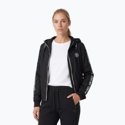Kurtka damska Pitbull Aaricia Stripes Nylon Hooded. Czarne kurtki damskie PITBULL, l, bez wzorów, z materiału, bez kaptura. Za 229.99 zł.