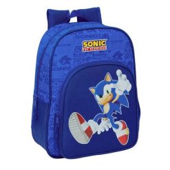 Plecak szkolny SONIC THE HEDGEHOG Niebieski. Niebieskie plecaki damskie SONIC THE HEDGEHOG, bez wzorów. Za 152.20 zł.