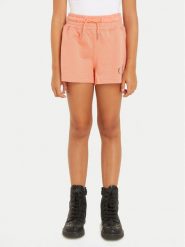 Calvin Klein Jeans Szorty sportowe Iridescent IG0IG02452 Różowy Regular Fit. Czerwone spodnie dziewczęce Calvin Klein Jeans, z bawełny. Za 199.99 zł.