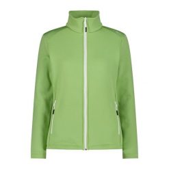Damska rozciągliwa polarowa bluza z zamkiem CMP. Zielone bluzy bez kaptura damskie CMP, z polaru. Za 347.00 zł.